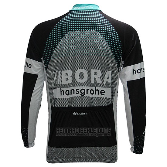 2017 Fahrradbekleidung Bora Shwarz Trikot Langarm und Tragerhose - zum Schließen ins Bild klicken